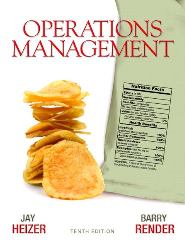 Book Cover Operations Management (10th Edition)