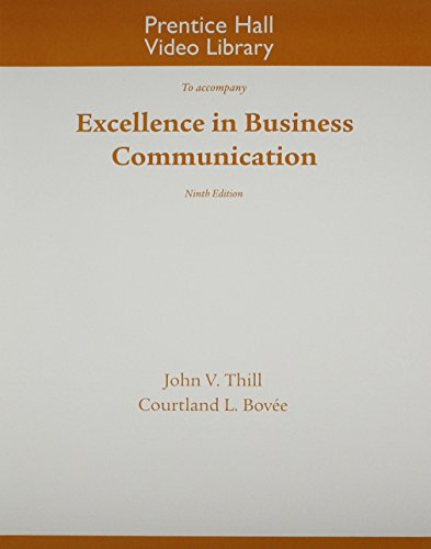 DVD for Excellence in Business Communication