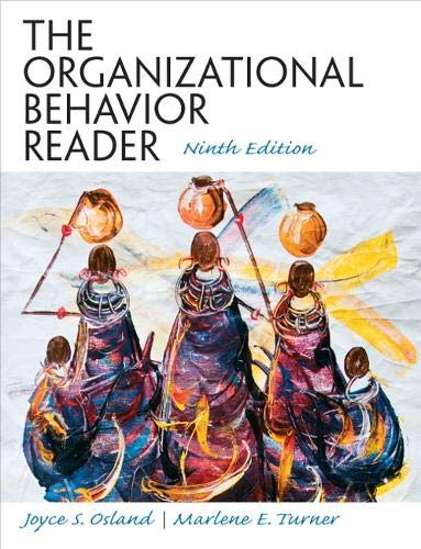Book Cover Organizational Behavior Reader, The