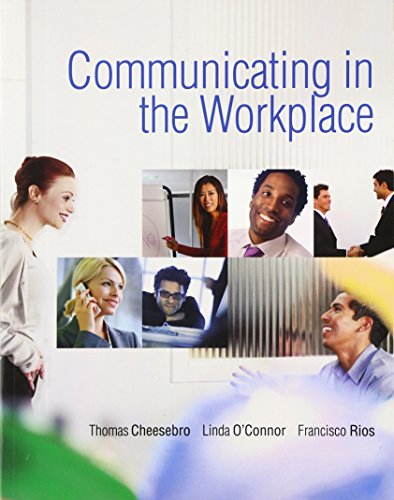 Book Cover Communicating in the Workplace