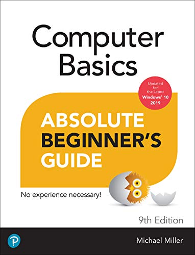 Book Cover Computer Basics Absolute Beginner's Guide, Windows 10 Edition (9th Edition)