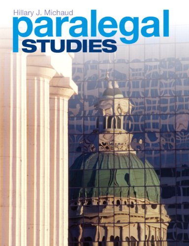 Book Cover Paralegal Studies