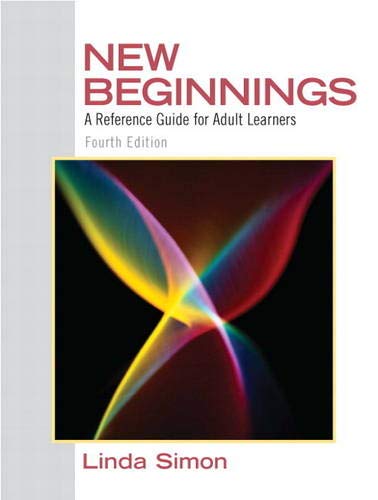 Book Cover New Beginnings: A Reference Guide for Adult Learners