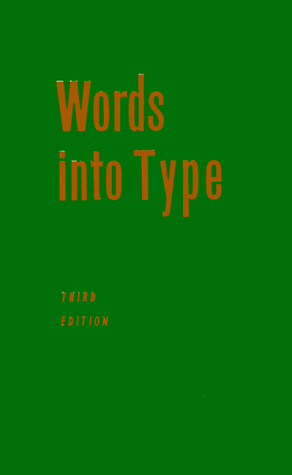 Book Cover Words into Type