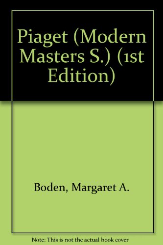 Jean Piaget (Penguin Modern masters)