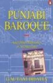 Book Cover Punjabi baroque and other memories of architecture