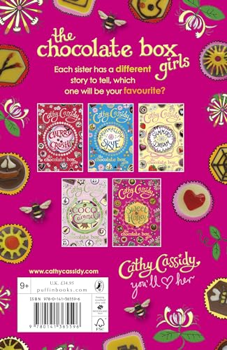Chocolate Box Girls Collection Cathy Cassidy 5 Books Set- Sweet Honey, Cherry Crush, Marshmallow Skye, Coco Caramel, Summer Dream