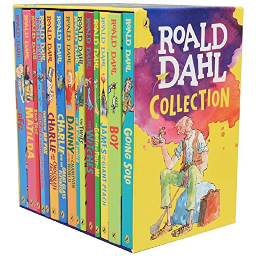 Book Cover Roald Dahl Collection 15 Fantastic Stories Box Set Including Boy, The BFG, Matilda and Charlie and the Chocolate Factory