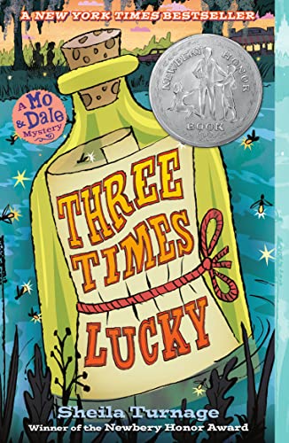 Book Cover Three Times Lucky (Mo & Dale Mysteries)