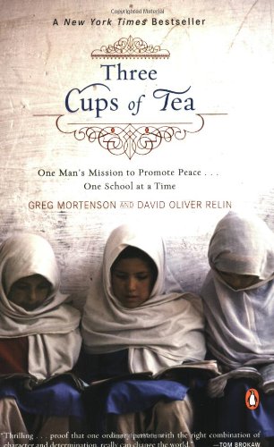 Book Cover Three Cups of Tea: One Man's Mission to Promote Peace - One School at a Time