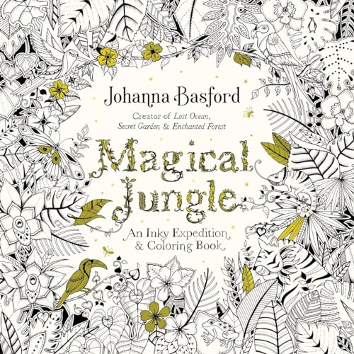 Magical Jungle: An Inky Expedition and Coloring Book for Adults (PENGUIN BOOKS)