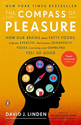 Book Cover The Compass of Pleasure: How Our Brains Make Fatty Foods, Orgasm, Exercise, Marijuana, Generosity, Vodka, Learning, and Gambling Feel So Good