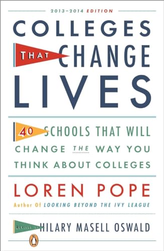 Book Cover Colleges That Change Lives: 40 Schools That Will Change the Way You Think About Colleges