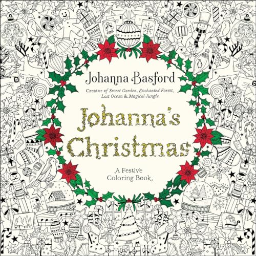 Book Cover Johanna's Christmas: A Festive Coloring Book for Adults