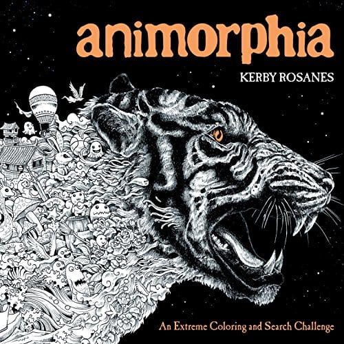 Book Cover Animorphia: An Extreme Coloring and Search Challenge