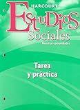 Harcourt Estudios Sociales: Student Homework & Practice Book Grade 3 (Spanish Edition)