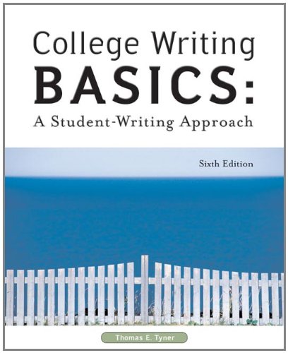 College Writing Basics: A Student-Writing Approach