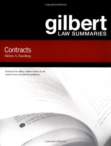 Book Cover Gilbert Law Summaries on Contracts