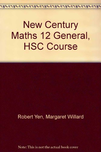 Book Cover New Century Maths 12 General, HSC Course