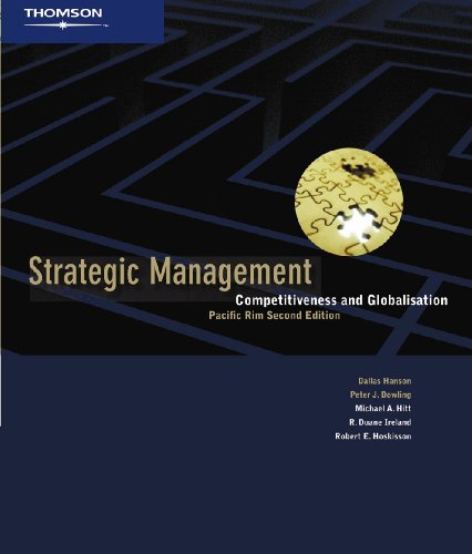 Strategic Management : Competitiveness and Globalisation: Pacific Rim