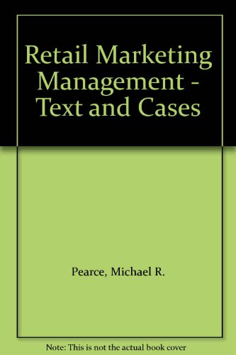 Book Cover Retail Marketing Management - Text and Cases
