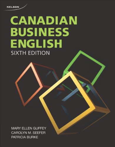 Book Cover Canadian Business English , 6th Edition