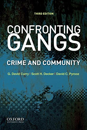 Book Cover Confronting Gangs: Crime and Community