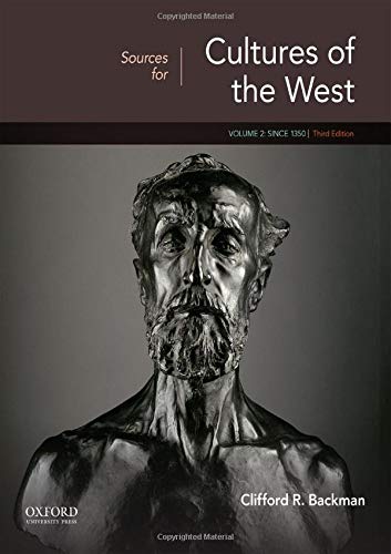 Book Cover Sources for Cultures of the West: Volume 2: Since 1350
