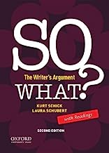 Book Cover SO WHAT? The Writer's Argument, with Readings