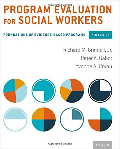 Book Cover Program Evaluation for Social Workers: Foundations of Evidence-Based Programs