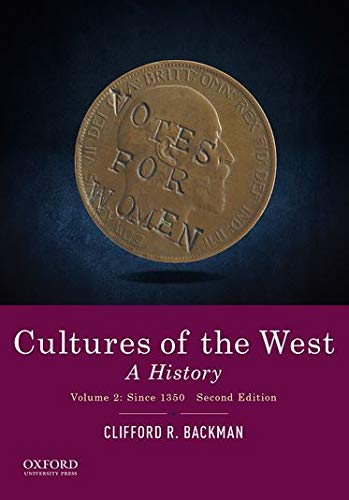 Book Cover Cultures of the West: A History, Volume 2: Since 1350