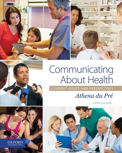 Book Cover Communicating About Health: Current Issues and Perspectives