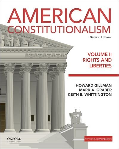 Book Cover American Constitutionalism: Volume II: Rights and Liberties