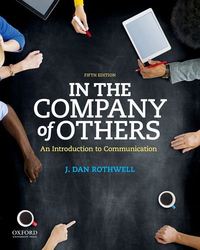 Book Cover In the Company of Others: An Introduction to Communication