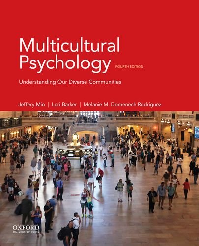 Book Cover Multicultural Psychology: Understanding Our Diverse Communities