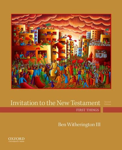 Book Cover Invitation to the New Testament: First Things