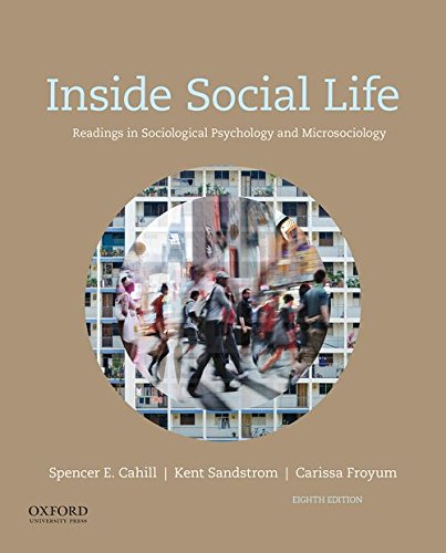 Book Cover Inside Social Life: Readings in Sociological Psychology and Microsociology