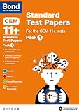 Bond 11+: CEM: Standard Test Papers: Ready for the 2025 exam: Pack 1