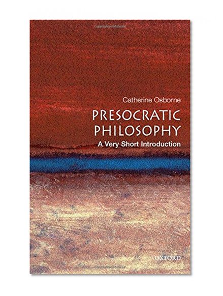Book Cover Presocratic Philosophy: A Very Short Introduction