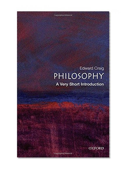 Book Cover Philosophy: A Very Short Introduction