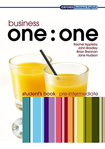 Book Cover Business one:one Pre-intermediate: MultiROM included Student's Book Pack (Oxford Business English)
