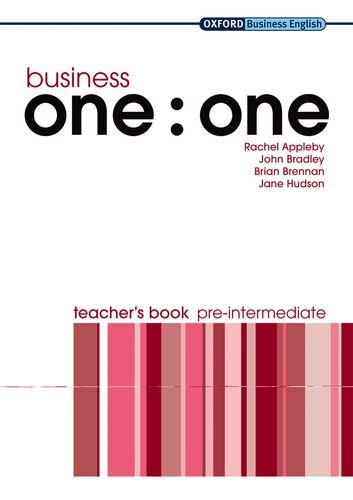 Book Cover Business one:one Pre-Intermediate Teacher's Book
