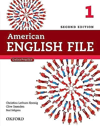 Book Cover American English File Second Edition: Level 1 Student Book: With Online Practice
