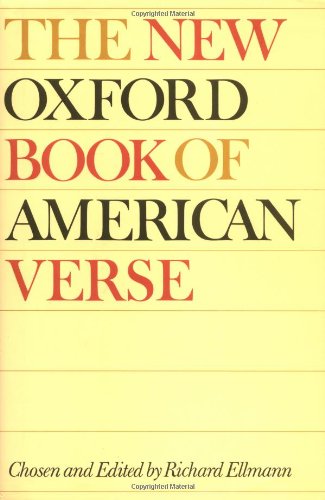 Book Cover The New Oxford Book of American Verse (Oxford Books of Verse)
