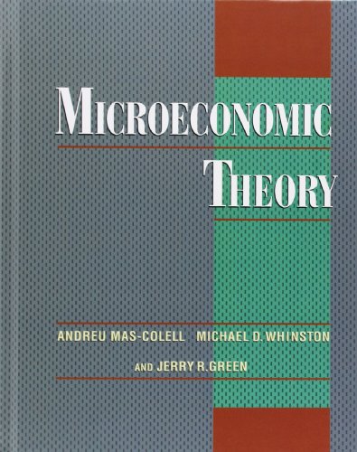 Book Cover Microeconomic Theory