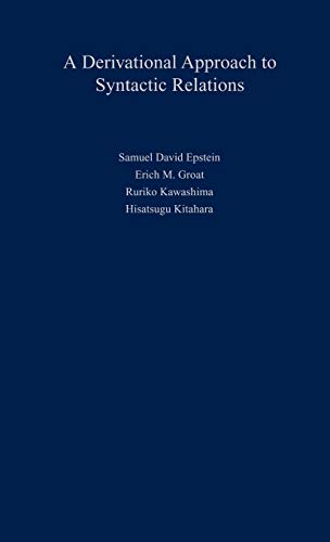 A Derivational Approach to Syntactic Relations