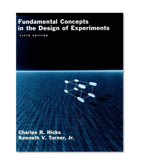 Book Cover Fundamental Concepts in the Design of Experiments