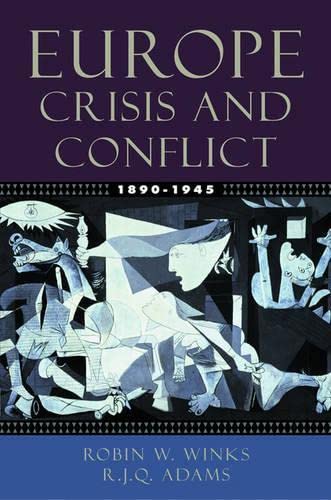 Book Cover Europe, 1890-1945: Crisis and Conflict