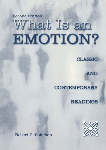 Book Cover What Is an Emotion?: Classic and Contemporary Readings