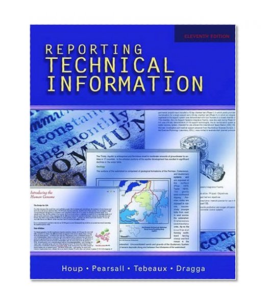 Book Cover Reporting Technical Information